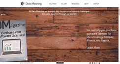 Desktop Screenshot of datameaning.com